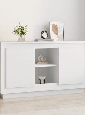 VidaXL Dressoir 102x35x60 cm bewerkt hout wit