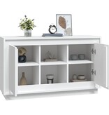 VidaXL Dressoir 102x35x60 cm bewerkt hout wit