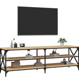 vidaXL Tv-meubel 160x40x50 cm bewerkt hout sonoma eikenkleurig