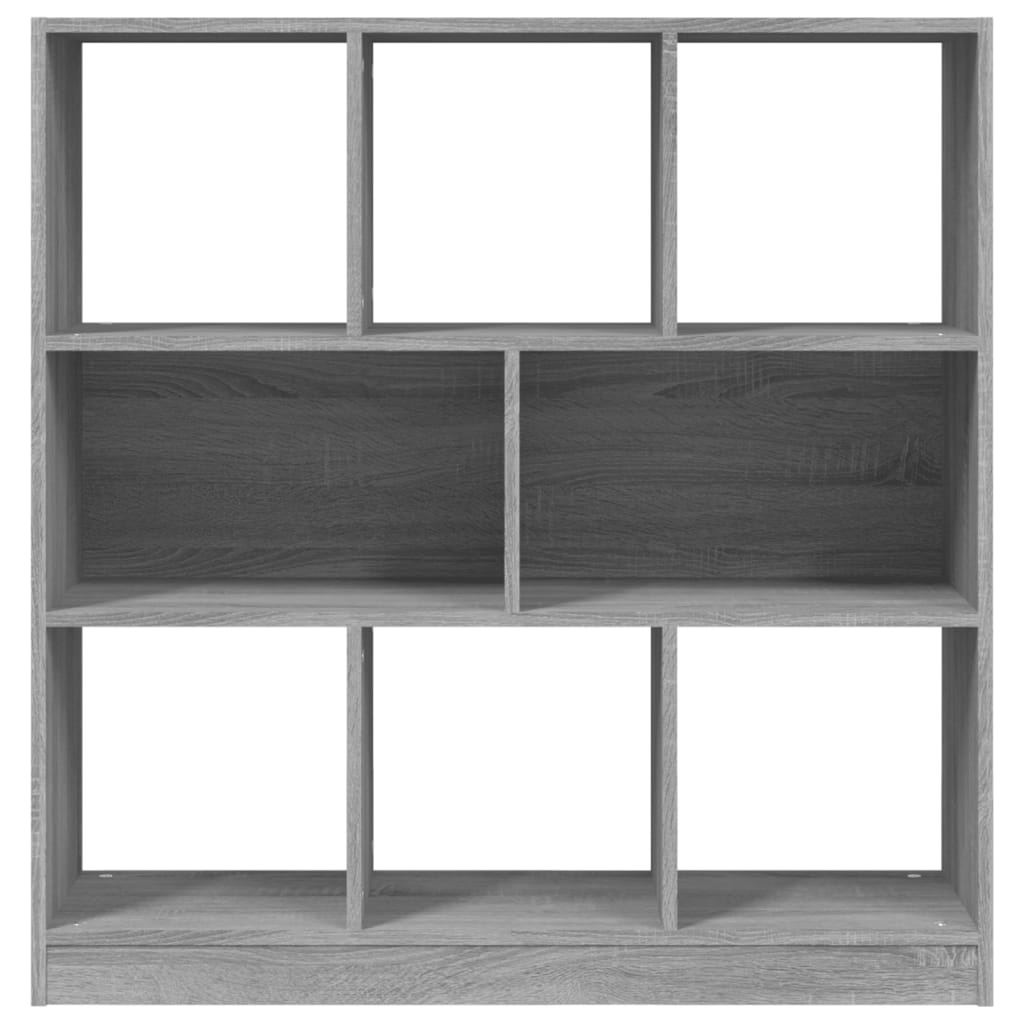 VidaXL Boekenkast 97,5x29,5x100 cm bewerkt hout grijs sonoma eiken