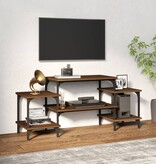 vidaXL Tv-meubel 117x35x52 cm bewerkt hout bruineikenkleurig