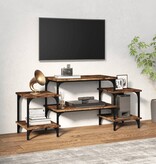 vidaXL Tv-meubel 117x35x52 cm bewerkt hout gerookt eikenkleurig
