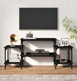 vidaXL Tv-meubel 117x35x52 cm bewerkt hout zwart