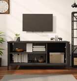 vidaXL Tv-meubel 100x40x45 cm bewerkt hout zwart