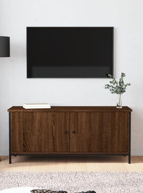 vidaXL Tv-meubel 102x35x45 cm bewerkt hout sonoma eikenkleurig