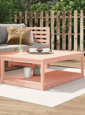 vidaXL Tuintafel 121x82,5x45 cm massief douglashout