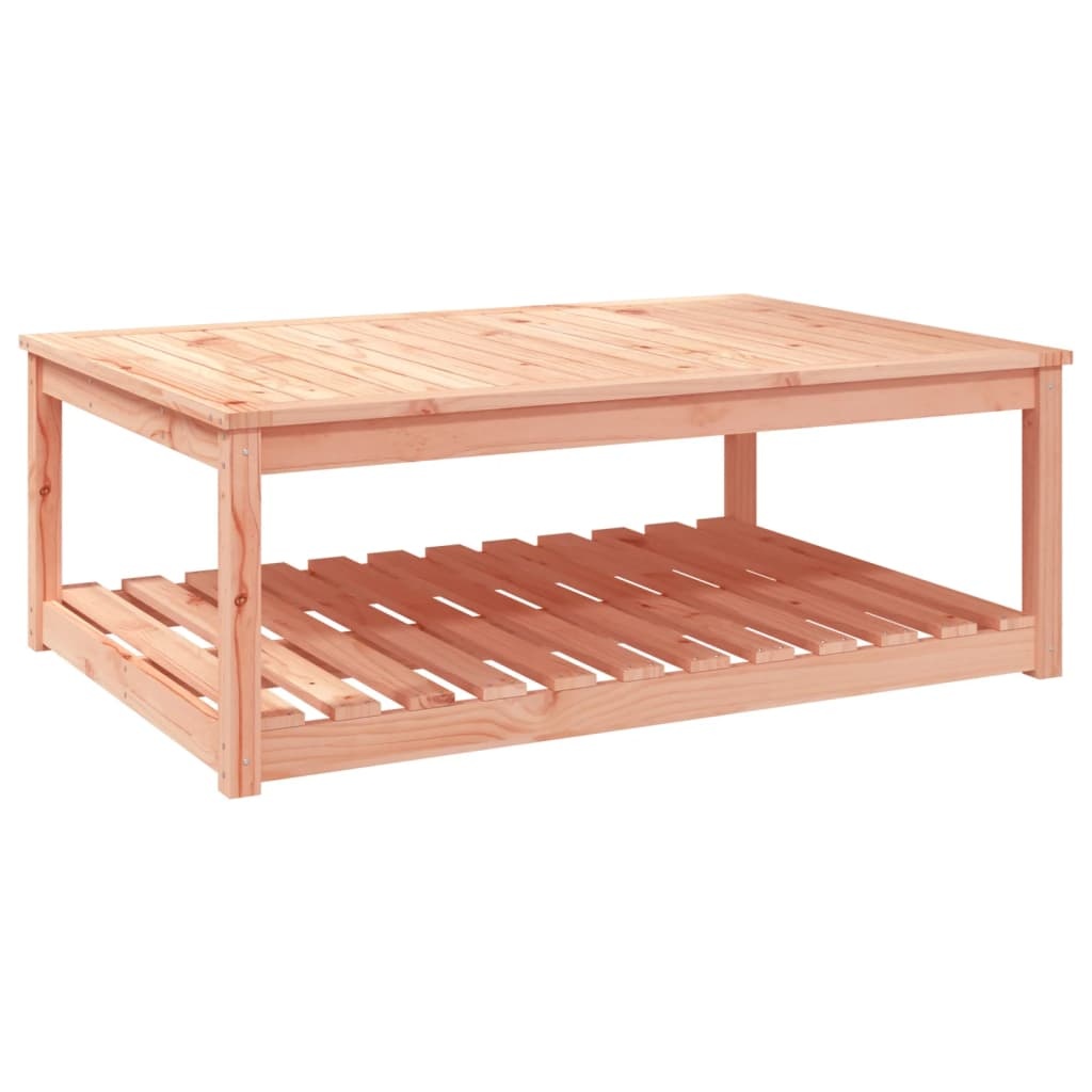 vidaXL Tuintafel 121x82,5x45 cm massief douglashout