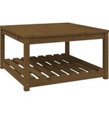 vidaXL Tuintafel 82,5x82,5x45 cm massief grenenhout honingbruin