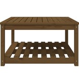 VidaXL Tuintafel 82,5x82,5x45 cm massief grenenhout honingbruin