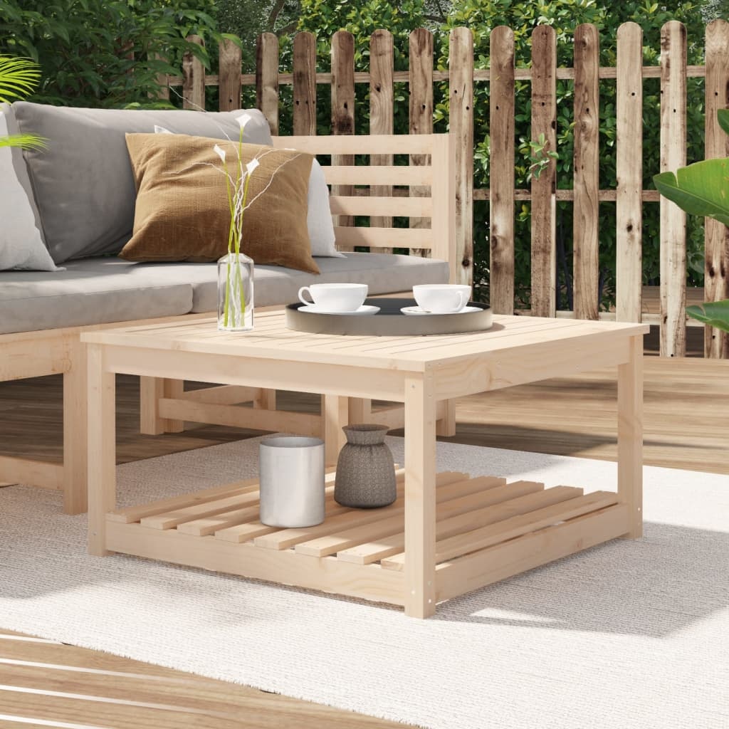 vidaXL Tuintafel 82,5x82,5x45 cm massief grenenhout