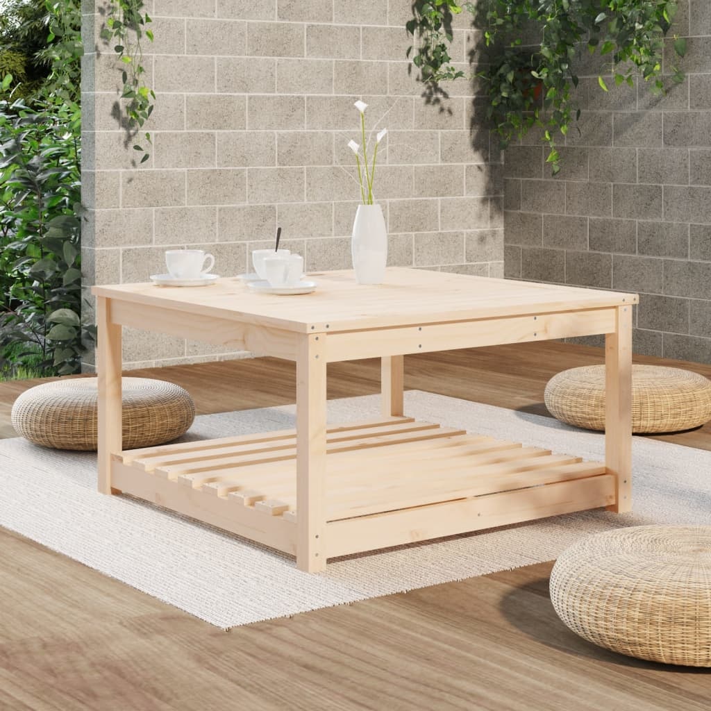 vidaXL Tuintafel 82,5x82,5x45 cm massief grenenhout