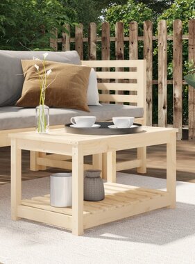 vidaXL Tuintafel 82,5x50,5x45 cm massief grenenhout