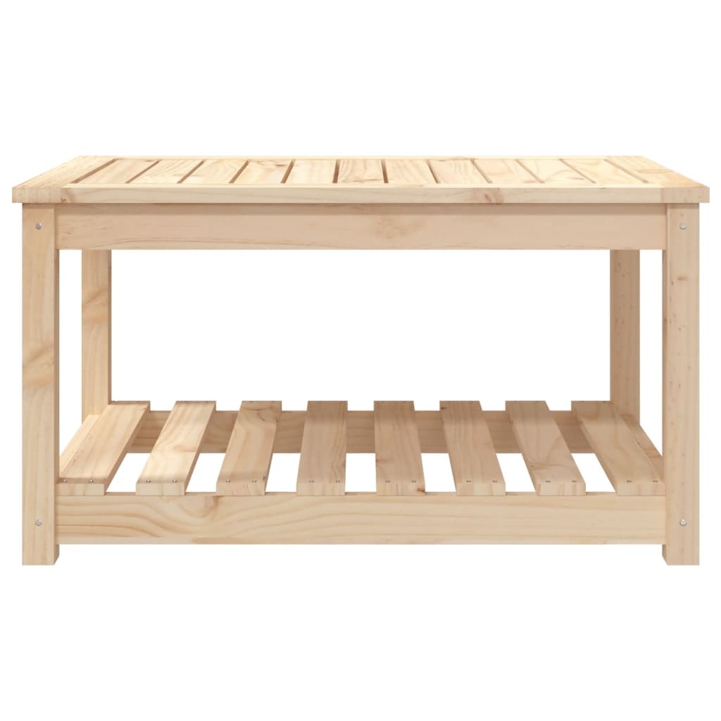 vidaXL Tuintafel 82,5x50,5x45 cm massief grenenhout