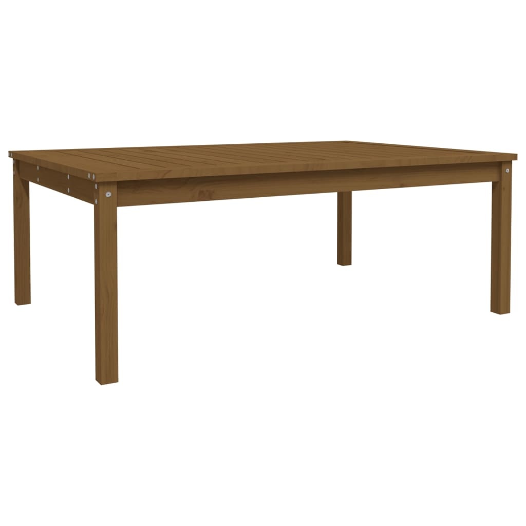 vidaXL Tuintafel 121x82,5x45 cm massief grenenhout honingbruin