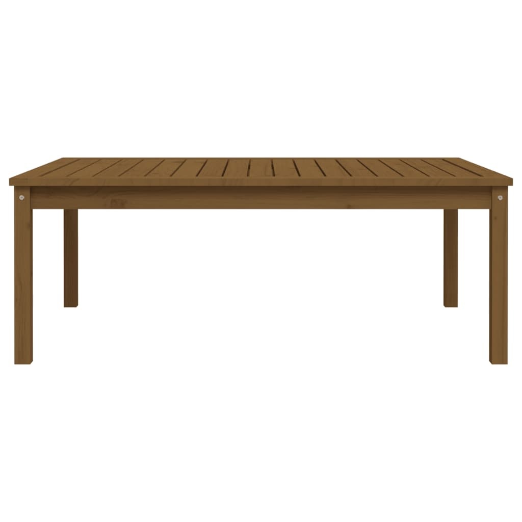 vidaXL Tuintafel 121x82,5x45 cm massief grenenhout honingbruin