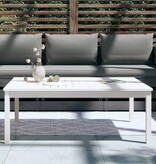 VidaXL Tuintafel 121x82,5x45 cm massief grenenhout wit
