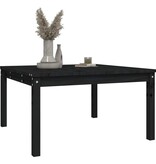 VidaXL Tuintafel 82,5x82,5x45 cm massief grenenhout zwart