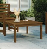 VidaXL Tuintafel 82,5x82,5x45 cm massief grenenhout honingbruin