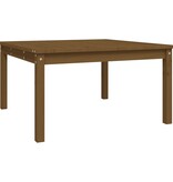 VidaXL Tuintafel 82,5x82,5x45 cm massief grenenhout honingbruin