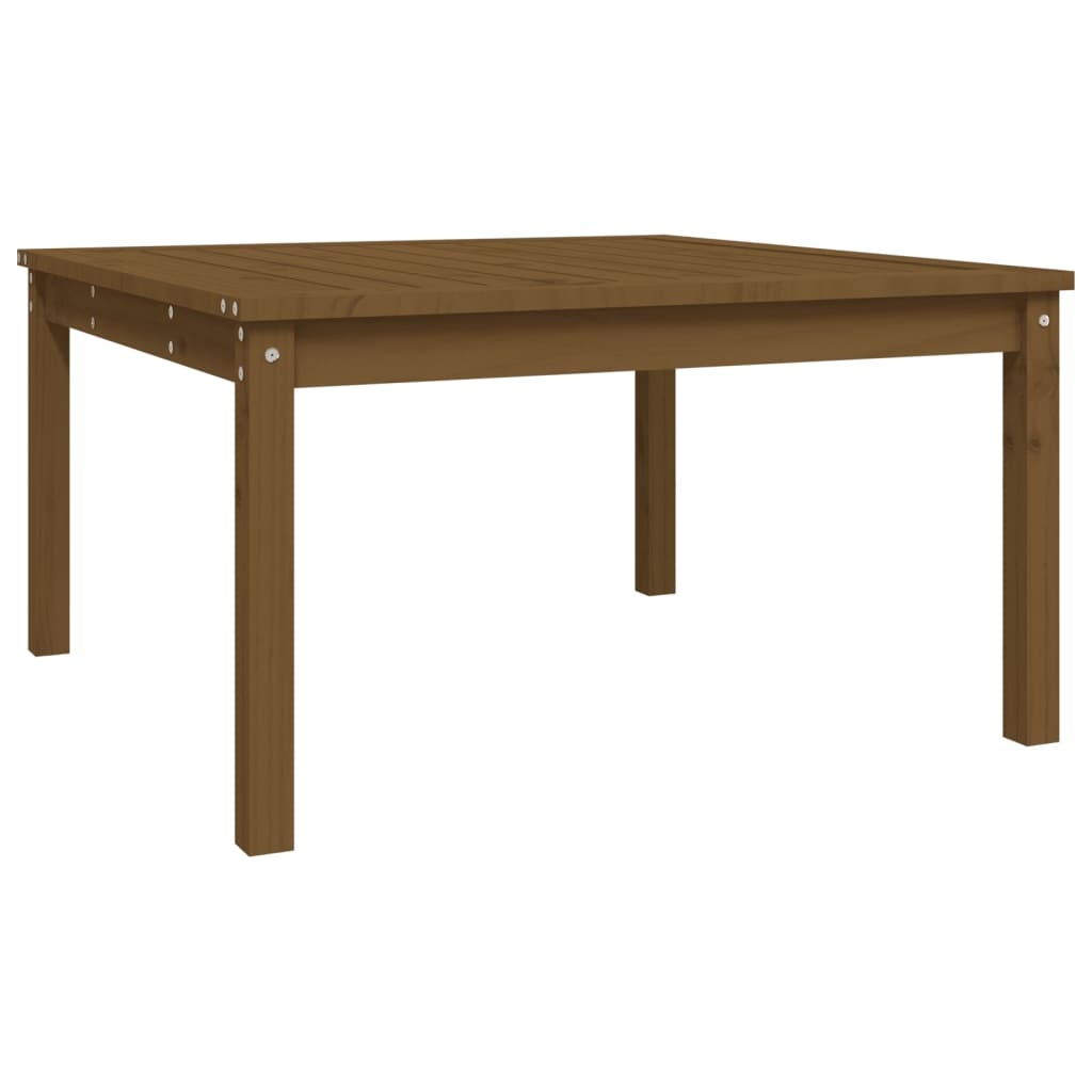 VidaXL Tuintafel 82,5x82,5x45 cm massief grenenhout honingbruin