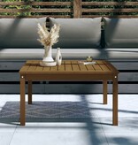 VidaXL Tuintafel 82,5x82,5x45 cm massief grenenhout honingbruin
