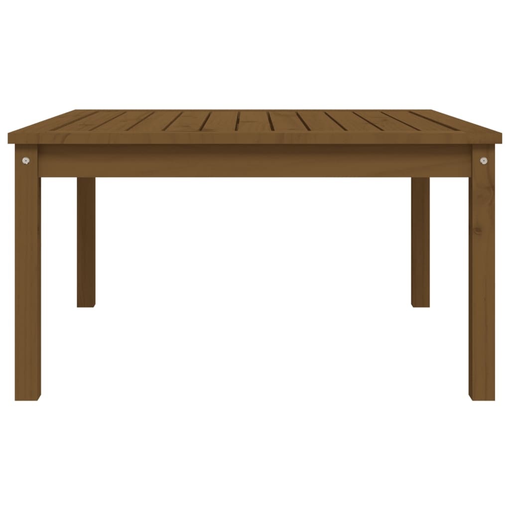 VidaXL Tuintafel 82,5x82,5x45 cm massief grenenhout honingbruin