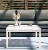 VidaXL Tuintafel 82,5x82,5x45 cm massief grenenhout wit