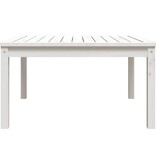 VidaXL Tuintafel 82,5x82,5x45 cm massief grenenhout wit