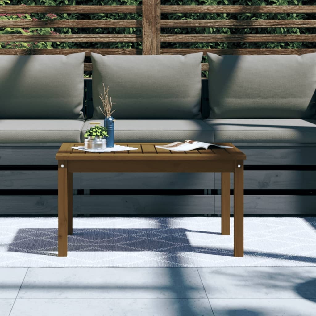 VidaXL Tuintafel 82,5x50,5x45 cm massief grenenhout honingbruin
