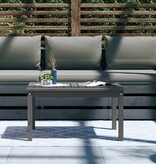 VidaXL Tuintafel 82,5x50,5x45 cm massief grenenhout grijs