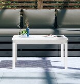 vidaXL Tuintafel 82,5x50,5x45 cm massief grenenhout wit