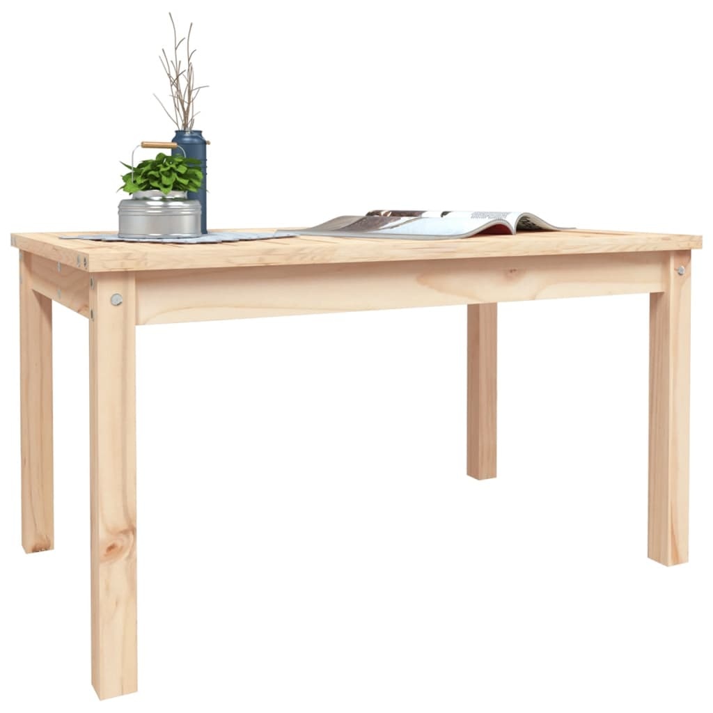 VidaXL Tuintafel 82,5x50,5x45 cm massief grenenhout