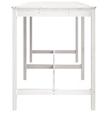 VidaXL Tuintafel 203,5x90x110 cm massief grenenhout wit