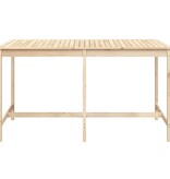 VidaXL Tuintafel 203,5x90x110 cm massief grenenhout