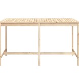 vidaXL Tuintafel 203,5x90x110 cm massief grenenhout