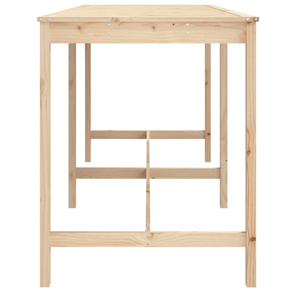 VidaXL Tuintafel 203,5x90x110 cm massief grenenhout