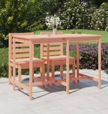 VidaXL Tuintafel 159,5x82,5x110 cm massief douglashout