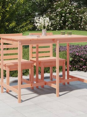 VidaXL Tuintafel 159,5x82,5x110 cm massief douglashout