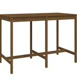 vidaXL Tuintafel 159,5x82,5x110 cm massief grenenhout honingbruin