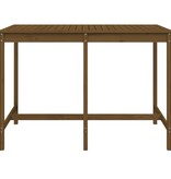 VidaXL Tuintafel 159,5x82,5x110 cm massief grenenhout honingbruin