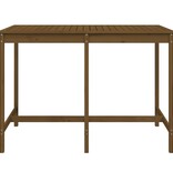 vidaXL Tuintafel 159,5x82,5x110 cm massief grenenhout honingbruin