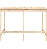 vidaXL Tuintafel 159,5x82,5x110 cm massief grenenhout