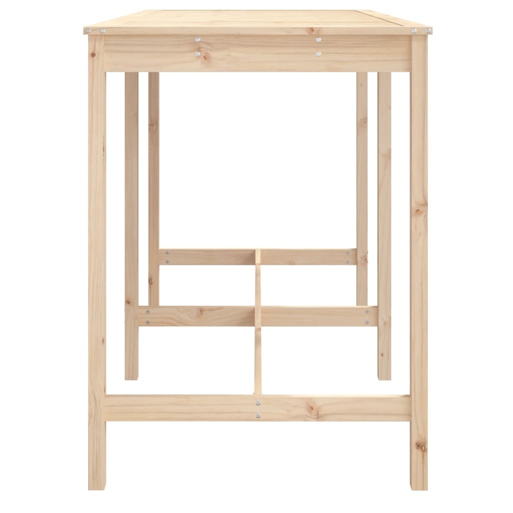 VidaXL Tuintafel 159,5x82,5x110 cm massief grenenhout