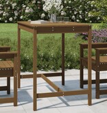 VidaXL Tuintafel 121x82,5x110 cm massief grenenhout honingbruin
