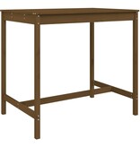 VidaXL Tuintafel 121x82,5x110 cm massief grenenhout honingbruin