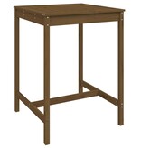 VidaXL Tuintafel 82,5x82,5x110 cm massief grenenhout honingbruin