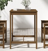 VidaXL Tuintafel 82,5x82,5x110 cm massief grenenhout honingbruin