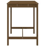 VidaXL Tuintafel 82,5x82,5x110 cm massief grenenhout honingbruin