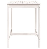 VidaXL Tuintafel 82,5x82,5x110 cm massief grenenhout wit