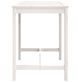 VidaXL Tuintafel 82,5x82,5x110 cm massief grenenhout wit